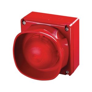 Multi-tone open area sounder beacon, weatherproof, non-isolated